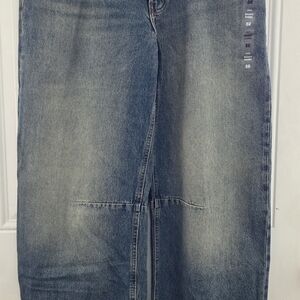 Aeropostale Wide Leg Blue Jeans